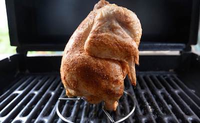 Beer Can Chicken On A Weber Kettle Grill