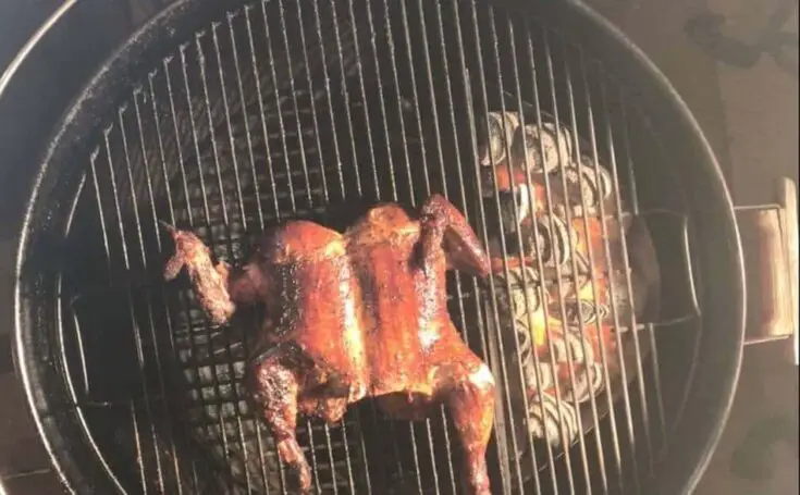 Whole Chicken on a Weber Kettle